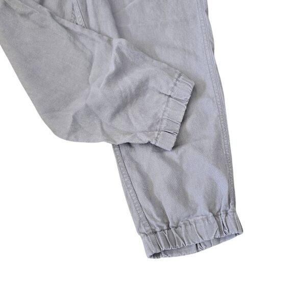 J.Crew Point Sur Seaside Joggers Pants Women's 12 Gray‎ Linen Drawstring Casual - Picture 4 of 8